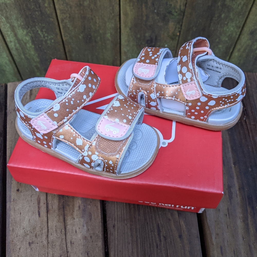 NIB See Kai Run pink sandals